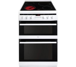 AMICA 608DCE2Ta(W) Electric Ceramic Cooker - White